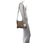 Monogram Web Jolicoeur Charms Messenger Dark Brown