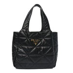 Nappa Quilted Medium Dynamique Tote Black