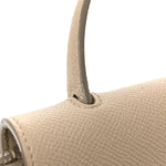 Grained Calfskin Nano Belt Bag Light Taupe