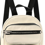 Lambskin Medium Attica Backpack White