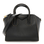 Calfskin Chain Detail Small Antigona Black
