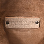 Nappa Intrecciato Stitched Small Shoulder Bag Taupe