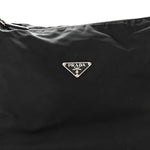 Nylon Shoulder Bag  Black