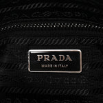 Re-Nylon Studded Shoulder Bag Black