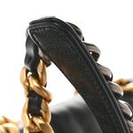 Lambskin Quilted Large Chanel 19 Flap Black