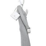 Caviar CC Shoulder Bag White