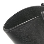 Silky Calfskin Mini Rider's Top Handle Bag Black