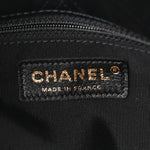 Lambskin Quilted Pearl Studded Flap Black