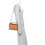 Grained Calfskin Small Puzzle Bag Tan