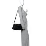 Tessuto Nylon Gaufre Tote Black