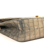 Metallic Alligator 2.55 Reissue 226 Flap Blue Gold