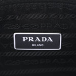 Re-Nylon Saffiano Re-Edition 2000 Double Zip Crossbody Bag Black