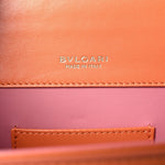 Calfskin Serpenti Forever Maxi Chain Crossbody Bag Orange