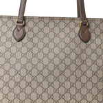 GG Supreme Monogram Medium Ophidia Shopping Tote Ebony