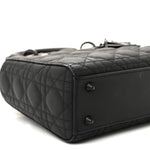 Ultra Matte Calfskin Cannage Small My ABCDior Lady Dior Black