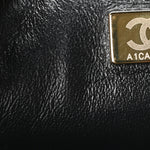 Lambskin Quilted Mini Rectangular Flap Black