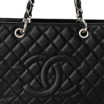 Caviar Quilted XL Grand Shopping Tote GST Black