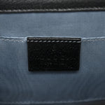 Grained Calfskin Bee Star Small Padlock Shoulder Bag Black