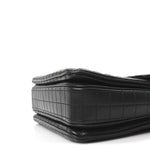 Calfskin Quilted Medium C Bag Black