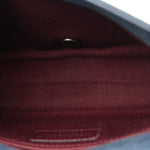 Calfskin Diamond Embossed New Chic Flap Blue