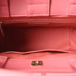 Caviar Quilted Small Business Affinity Shopping Bag Pink