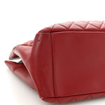 Caviar Quilted Grand Shopping Tote GST Red