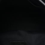 Crinkled Calfskin Matelasse Monogram Medium Niki Chain Satchel Black