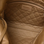 Metallic Calfskin Quilted Small Chanel 22 Light Gold