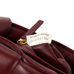 Nappa Maxi Intreccio Padded Cassette Crossbody Bag Barolo