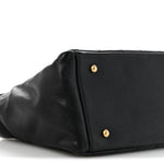 Caviar Quilted Petit Timeless Tote PTT Black