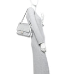 Metallic Lambskin Quilted 2.55 Reissue 227 Flap Silver