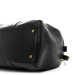 Calfskin Buckley Duffle Bag Black