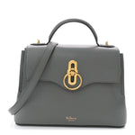 Small Classic Grain Calfskin Mini Seaton Grey