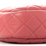 Lambskin Quilted Small Timeless Camera Case Pink
