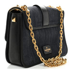 Denim B-Rockstud Flap Blue Blue