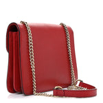 Dollar Calfskin Small Interlocking G Shoulder Bag Red