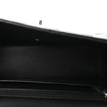 Lambskin Quilted Mini Rectangular Flap Black