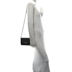 Caviar Quilted CC Turnlock Wallet On Chain WOC Black