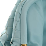 Nappa Maxi Intrecciato The Pouch Oversized Clutch Teal Washed