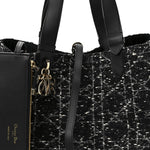 Tweed Cannage Large Toujours Black White