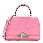 Matte Crocodile Rejane BB Pink