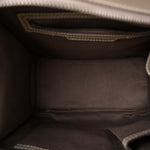 Drummed Calfskin Micro Luggage Souris