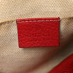 Pebbled Calfskin Small Soho Disco Bag Tabasco Red