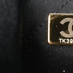 Shiny Calfskin Quilted Small Chanel 22 Black
