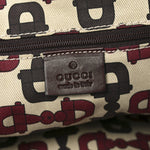 Guccissima Medium Princy Tote Dark Brown