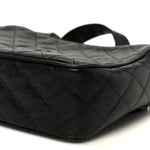 Caviar Quilted Camera Case Black