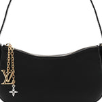 Calfskin LV Bloom Pochette  Black