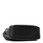 Pebbled Calfskin Small Soho Disco Bag Black