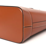 Smooth Calfskin Small Cuir Triomphe Bucket Bag Tan