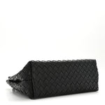 Nappa Intrecciato Medium Andiamo Shoulder Bag Black